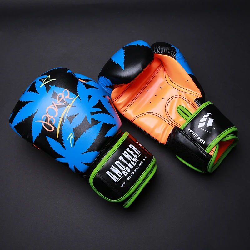 

4/6/8/10/12/14oz Boxing Gloves Adult Children Thickened PU Muay Thai Sanda Training Gloves MMA Boxing Training Accessories