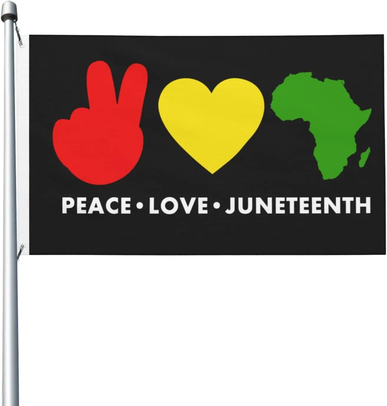 Флаг фланцетр 100% полиэстер мир любовь Июнь 1865 года свобода