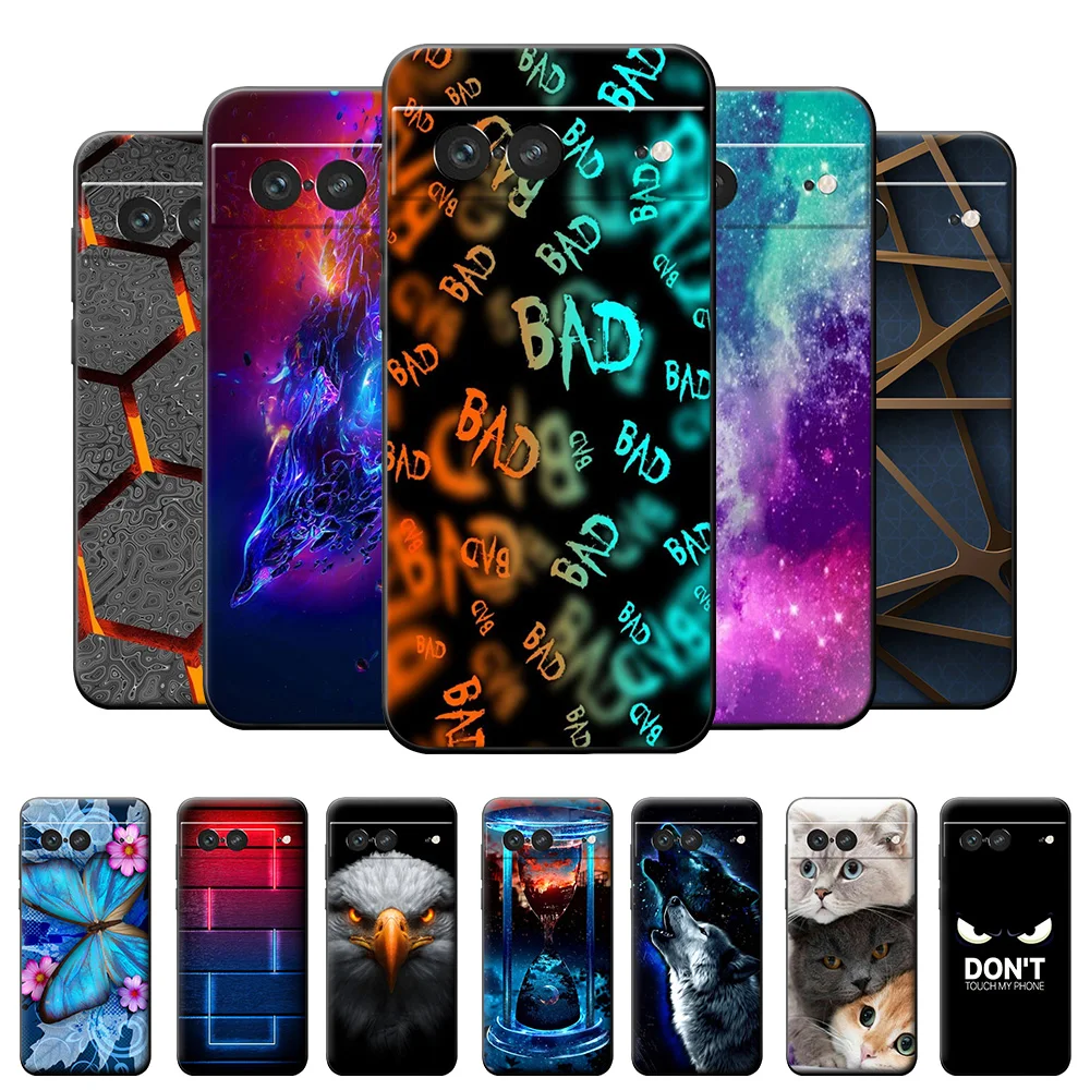 Per Google Pixel 7 5G Custodia In Silicone Verniciato Morbido Tpu Cover Posteriore Per Custodia Pixel 7 Pro Per Pixel 7A 7Pro 7 Cover Fashion Funda