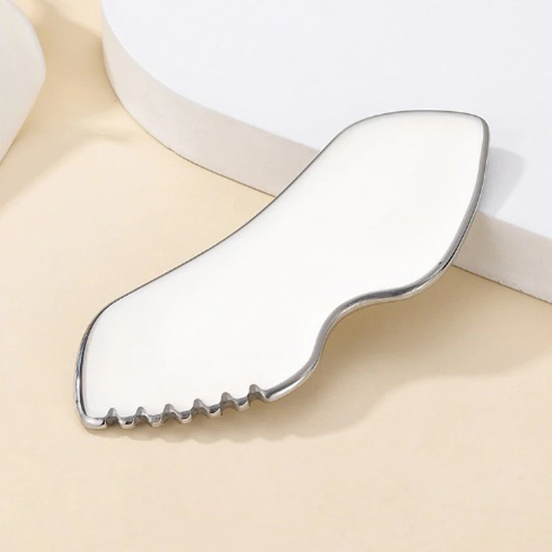 Guasha 스크래핑 마사지 스크레이퍼, 얼굴 마사지기, Gua Sha 보드, 스테인레스 스틸 바디 근육 이완, 스크래핑 보드, 마사지 도구