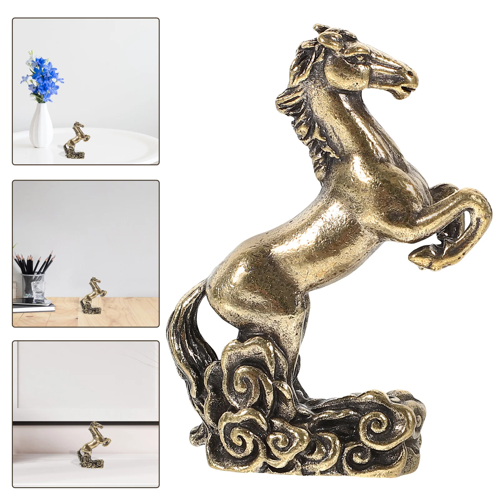 

Shop Decoration Chinese Feng Shui Statue Vintage for Home Chic Horse Decorations