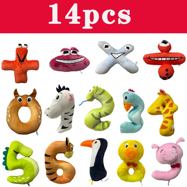 Alphabet Lore Plush Toys A-Z Russian Letter Stuffed Animal Plushie Doll  Toys Gift For Kids Children Educational Birthday Gifts - AliExpress