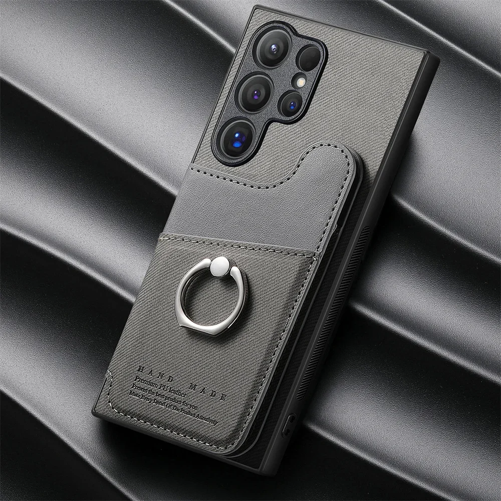 RFID-Blocking Magnetic Phone Case Wallet with Card Holder Cover