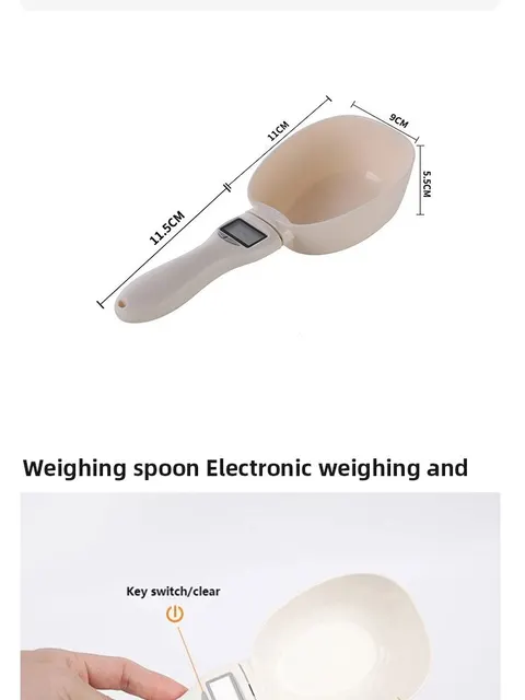 Mini Pets Food Measuring Spoon and Scale - Digital and Multifunctional  Kitchen Tool – pocoro