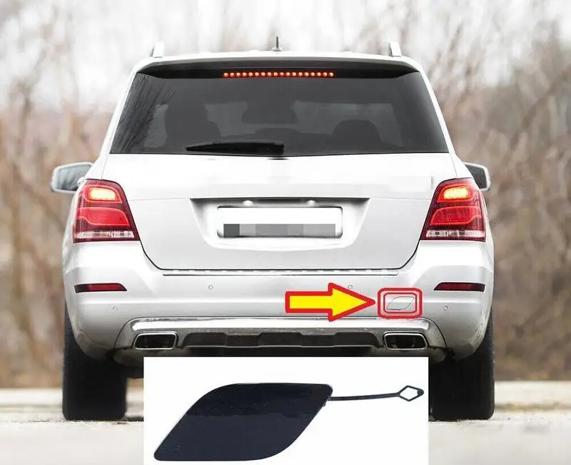 

Bumper Cover Rear Bumper Tow Hook Cover Rear Bumper Cover Flap For Mercedes X204 GLK250 GLK300 GLK350 2012-2015 Bumper Trailer