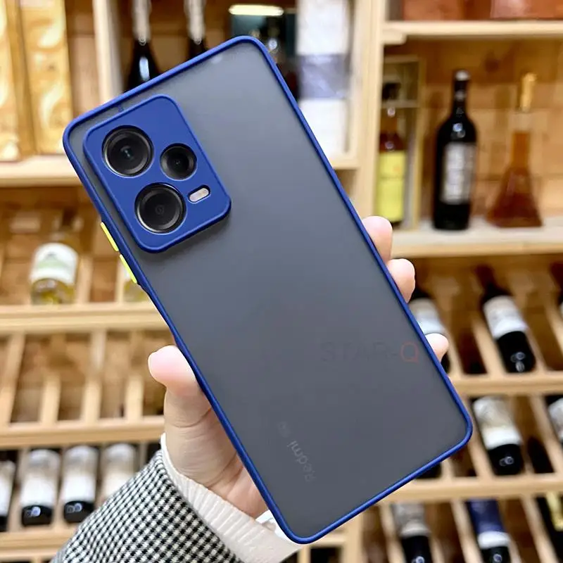 Matte Translucent Shockproof Silicone Back Cover