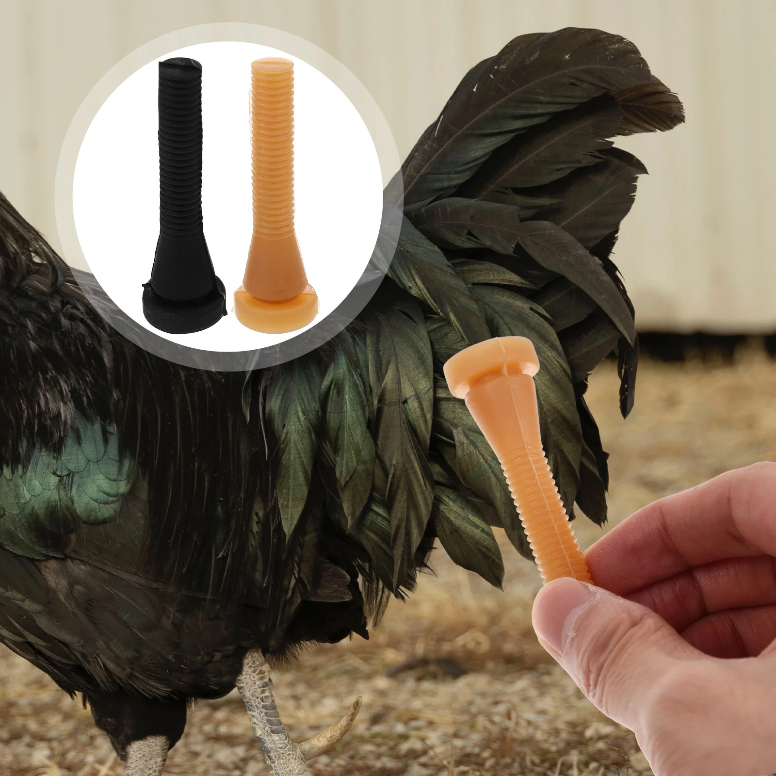 

10 Pcs Pluck Hair Poultry Removal Stick Trumpet Accessories Rubber Goose Plucking