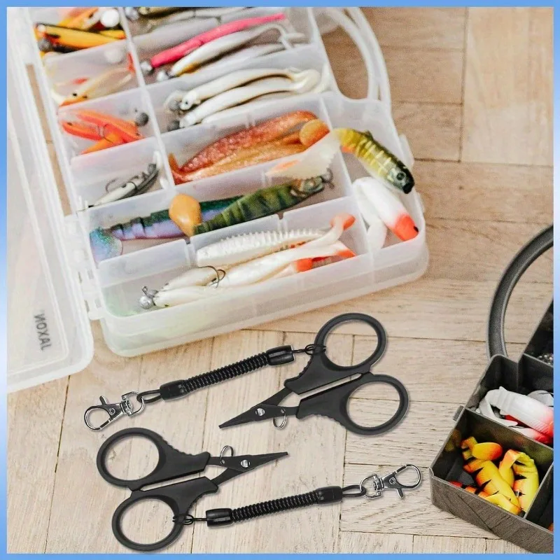 Description Picture 2 of itemAckibbik Multifunction Fishing Scissor Fishing Line Cutter Fish Plier Braid Line Scissors with Fishing Lanyard & Sheath