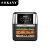 Houselin Air Fryer, Compact 12L, Meat Enthusiasts , Easy Clean Glass Touch Panel & Nonstick Basket,1800W 6