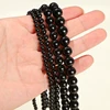 4 6 8 10mm Natural Stone Black Obsidian Bead Polished Round Loose Spacer Bead For Jewelry Making Diy Necklace Bracelet Accessory 1