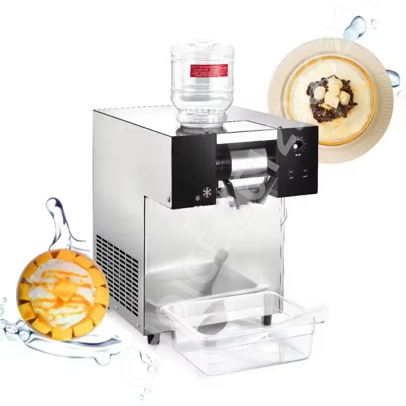 240kg/H Automatic Korean Bingsu Machine Snow Ice Maker Snow Flake Ice Shaver Machine Milk Flakes Cream Shaver Maker