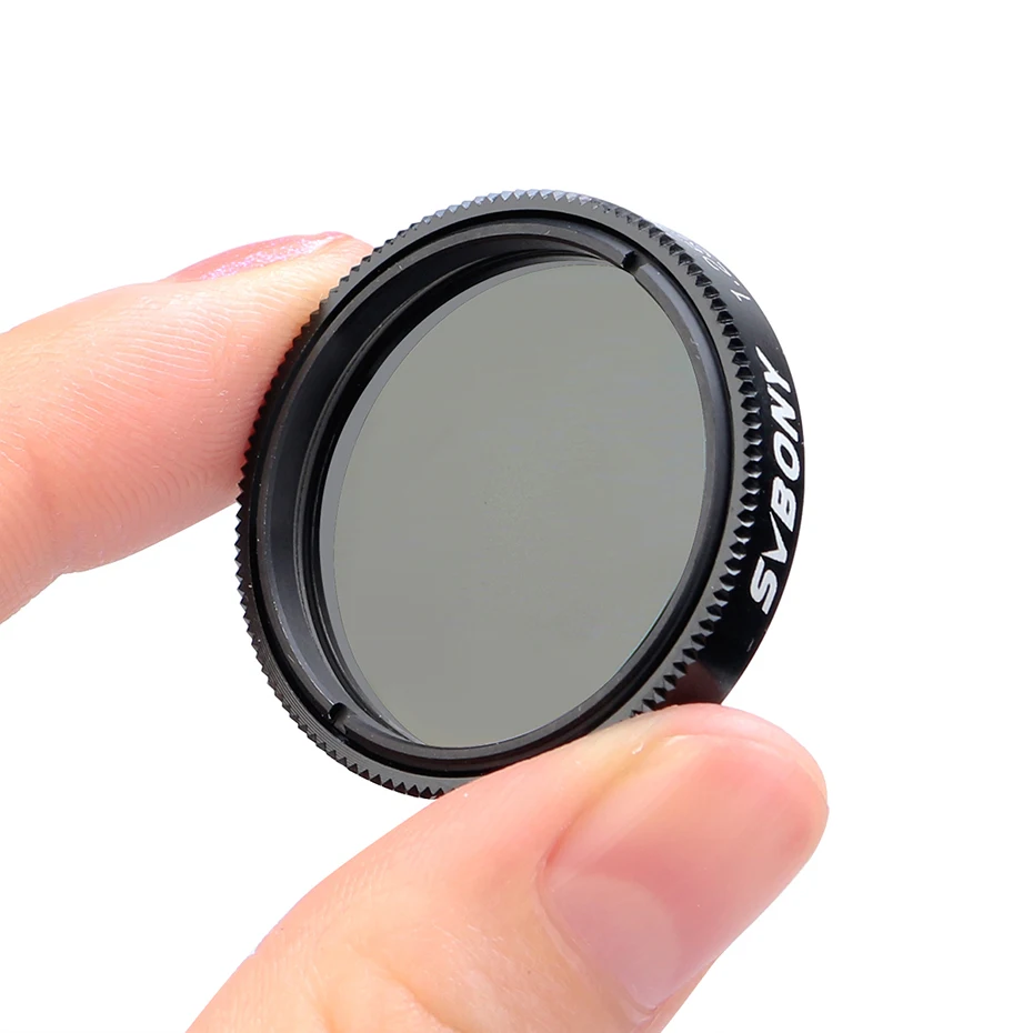 SVBONY Telescope Filter 1.25/2 Inches Linear Polarizer Filter Anodized Aluminum Optical Glass for Lunar Planetary Observing lens filter set