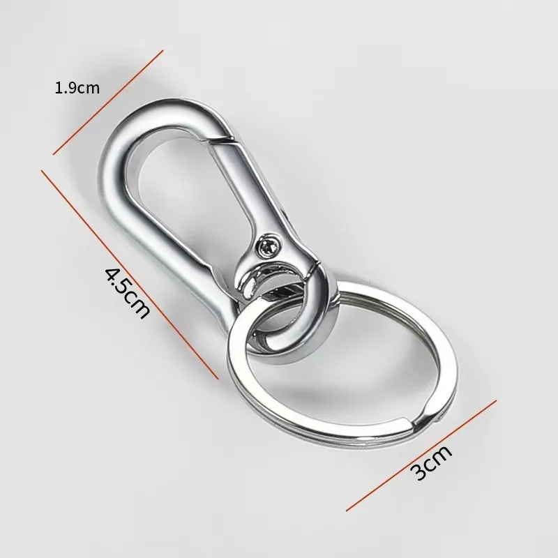 Versatile Keychain Buckle with Secure Clip for Effortless Access to Keys