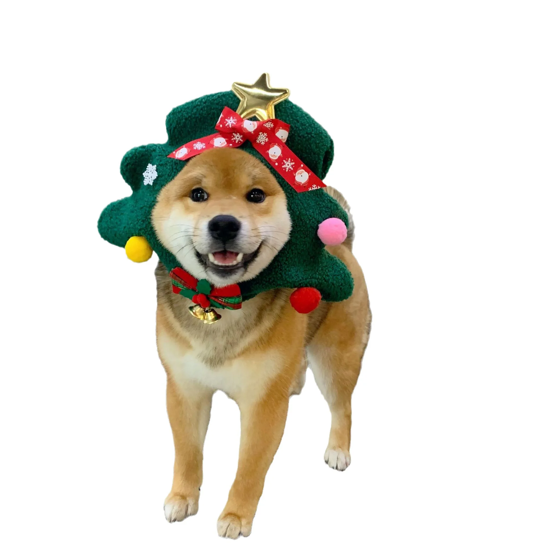 Chapeau de Noël Arbre de Noël | Bouledogue Français | Chat | Luxe - 2025 - Vêtement et accessoires pour chiens - Doglovedesign