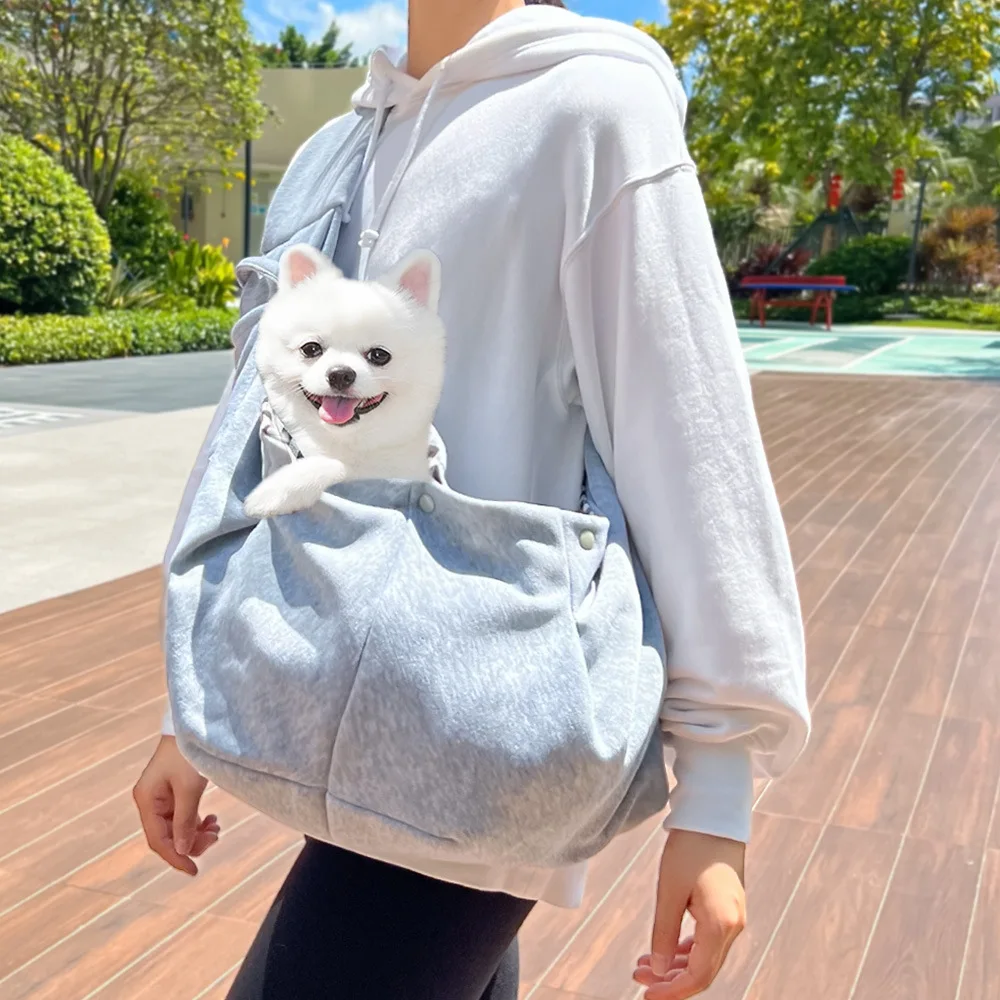Tragbare Haustier-Tragetasche für draußen, Schultertasche, Katzentransporttasche, Reisetasche für kleine Hunde und Katzen bis 5 kg, Haustierbedarf – Detail 4