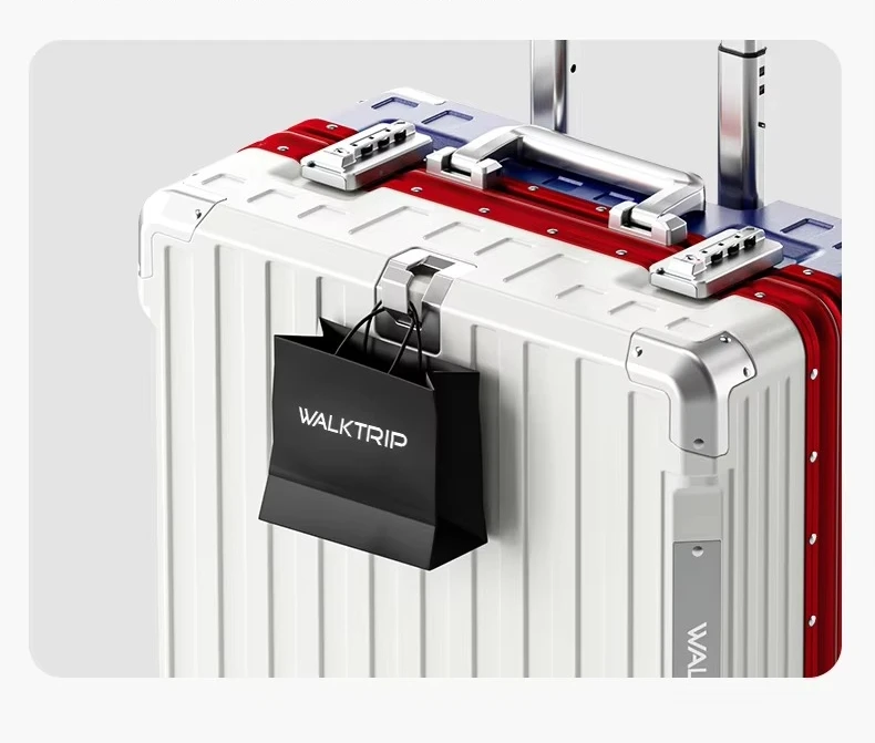18-Zoll-Koffer Handgepäck Rollkoffer Hochwertiges PC-Material mit Aluminiumrahmen TSA-Schloss Reise-Trolley-Koffer – Detail 10