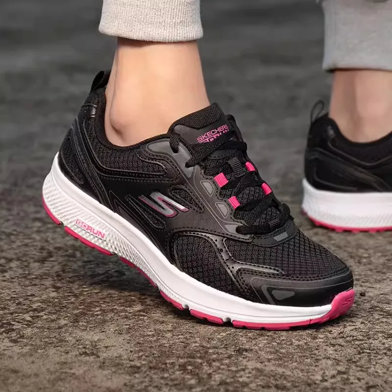 Skechers Women's sneakers Summer breathable mesh casual running shoes Lightweight cushioned jogging shoes