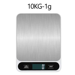 Digital Kitchen Scale with LCD Display - 10kg Capacity for Baking & Healthy Eating (Withe 10KG)