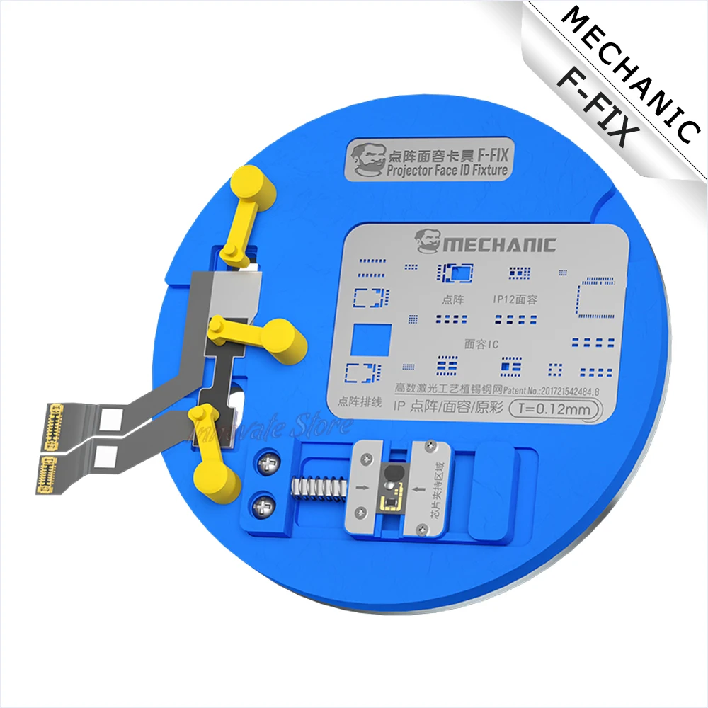 Proiettore Face Id Fixture Mechanic F-Fix Tin Planting Sgomming Morsetto Fisso Per Ip X Xs 11 12 13 Mini Pro Max Repair Repair Base