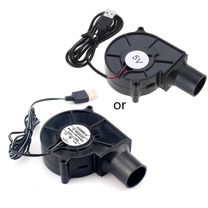 

7530 75x75x30mm Speed Blower BBQ Fan Portable Barbeque Air Blower Dropship
