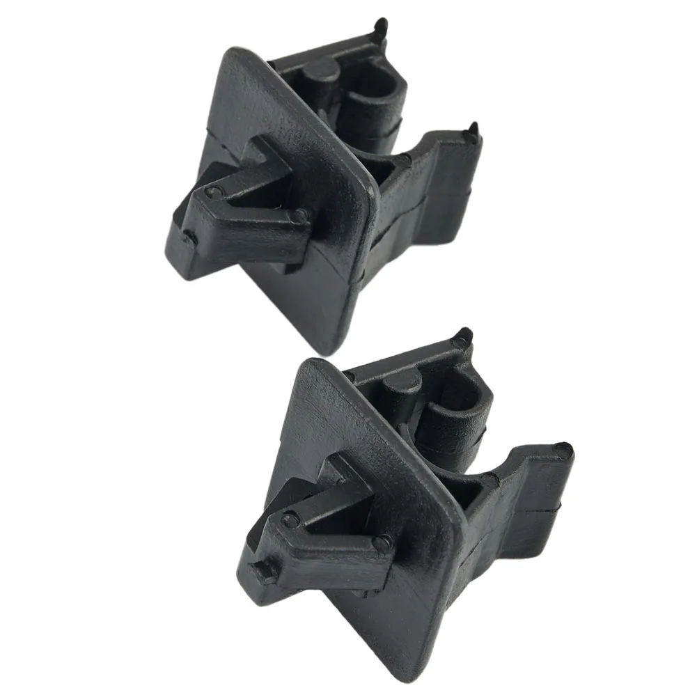 

2 Pcs Car Hood Prop Rod Holder Clips Plastic Cramp Black For Honda For Accord 4cyl For Civic 4dr For CR-V 90672-SNB-003