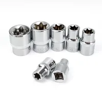 Torx Star Socket Head 3/8 Inch Drive E Type Ratchet Wrench Sockets Head E8 E10 E11 E12 E14 E16 E18 E20 Adapter Auto Repair Tool 1