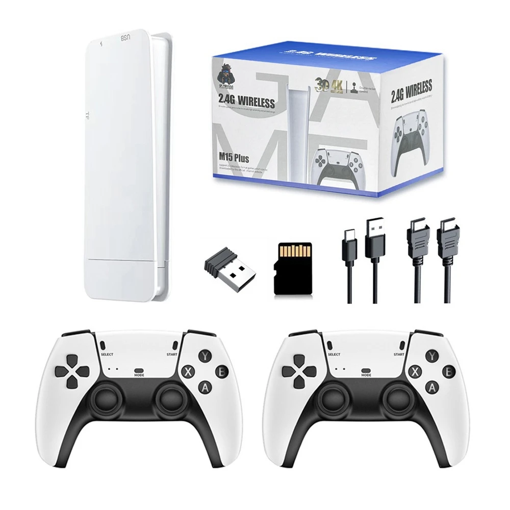 وحدة ألعاب ريترو لاسلكية يحتوي على مجموعة كبيرة من...