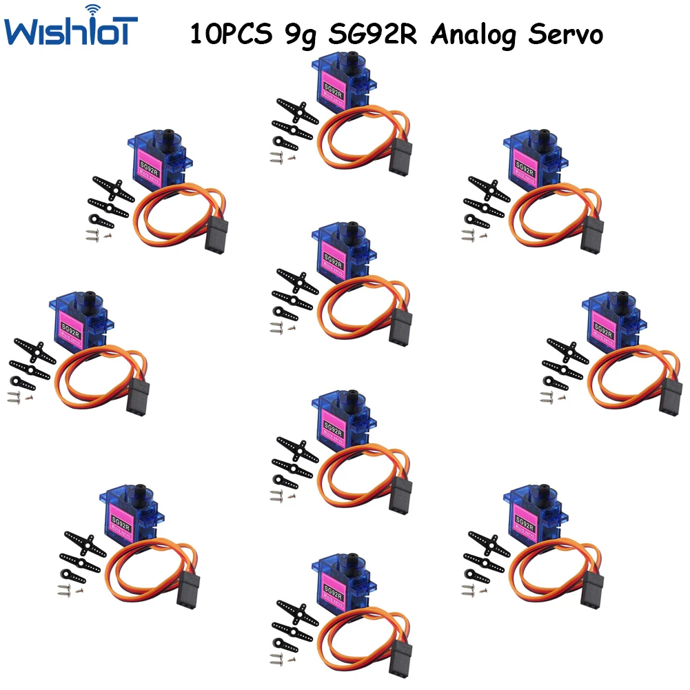 5-Pack SG92R 9g Micro Servo Motor - 270 Degree Controllable Angle, 4.8-6V, For RC/Arduino