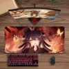 Genshin impact Mousepads Monster Large Mouse Mat Big Desk Pad Non Slip Rubber Mouse Pad Big Keyboard Mats Mouse Pad 5
