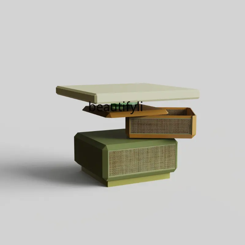 

Side Table Coffee Table Balcony Solid Wood Simplicity Japanese Style Small Apartment Living Room Corner Table furniture