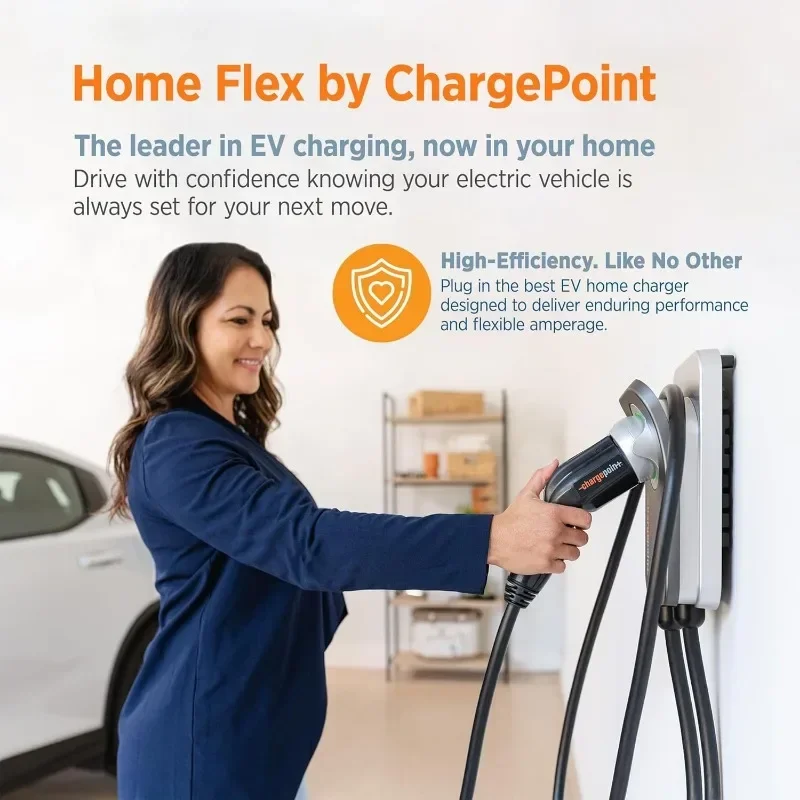 NEW.Hardwired EV Fast Charge Station, Electric Vehicle Charging Equipment Compatible with All EV Models 5