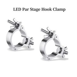 Single Loop Buckle Stage Light Hook DJ Light Aluminium Material Stage Lamp 100kg 48-52mm Lights Hook Truss Clamp Holder