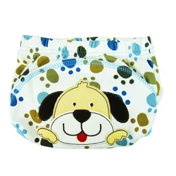 Unisex Reusable Washable Baby & Toddler Cotton Training Pants - 80 (Dog)