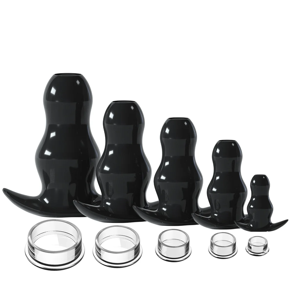 Weiche Silikon Hohl Buttplug Speculum Expander Vagina Butt Plugs Erwachsene Sex Spielzeug Für Frau Männer Anal Dilatation Plug Sex Produkte