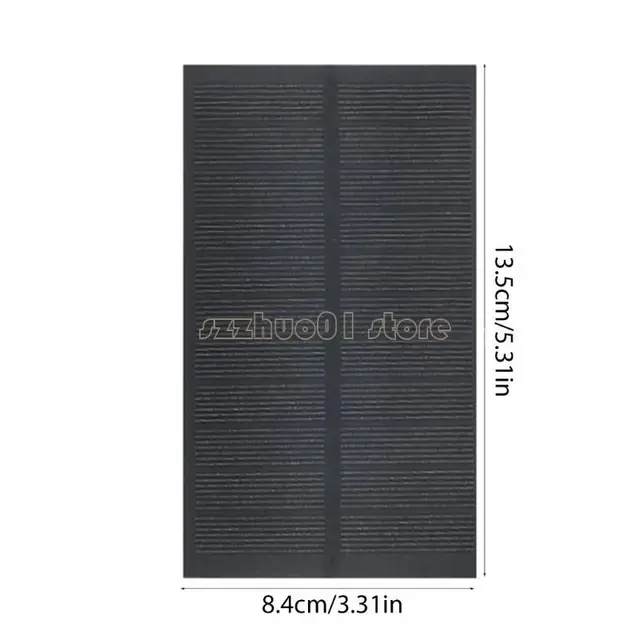 M3GA Pack of 2 High Efficiency 1.6W 5V Solar Panel Monocrystalline Solar Charging for Projects & Outdoor Lighting solution 6