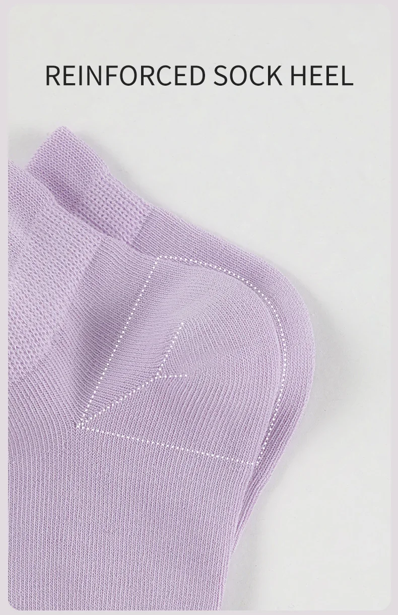 MIIOW 5 Pair Simple Women Socks Breathable Leisure Boat Sock Solid Color Socks Comfortable Cotton Deodorant Socks Anti-wear Feet 59 S74341e9998be4c2cbd06db7bb911bc50F