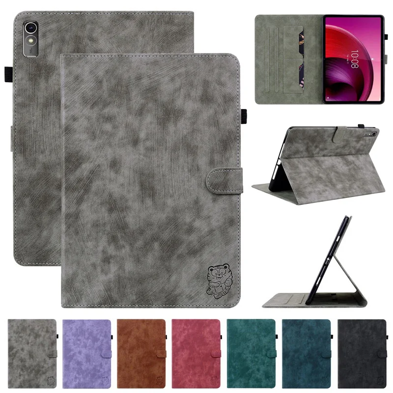 

Флип-чехол для Lenovo Tab M10, 10,6 дюйма, С Рисунком Тигра