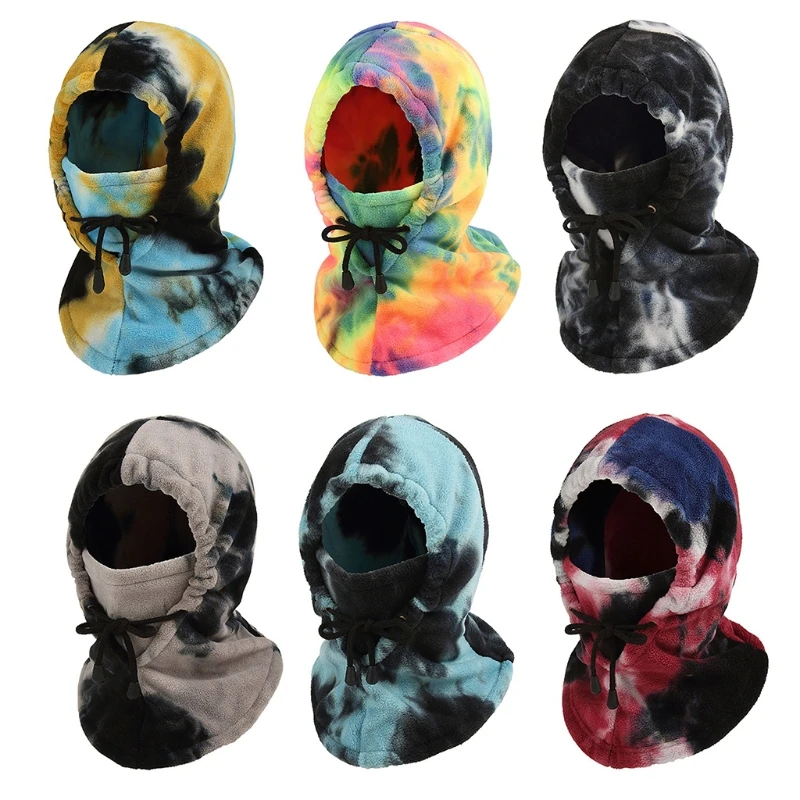 

Windproof Full Face Mask Balaclavas Hood Windproof for Outdoor Sport Cycling Mask Mountain Skiing Fleece Scarf Warm Hood