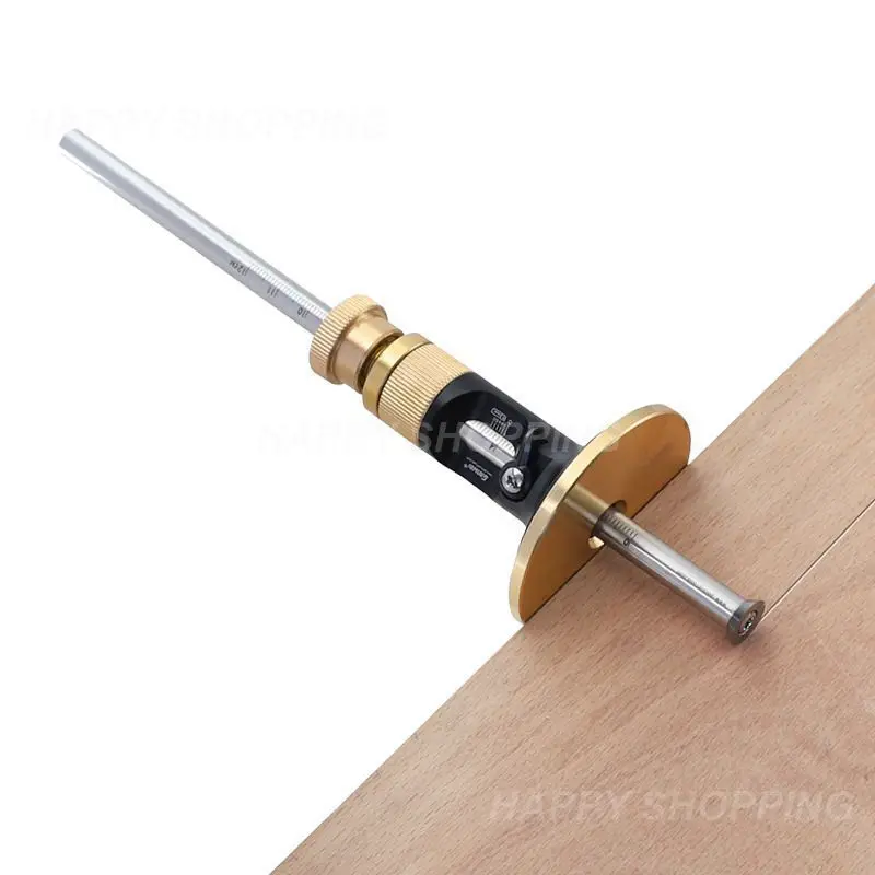 

Precision European Scriber Ruler Marking Gauge Fine-tuning Automatic Alloy Line Scribing Depth measurement Tools