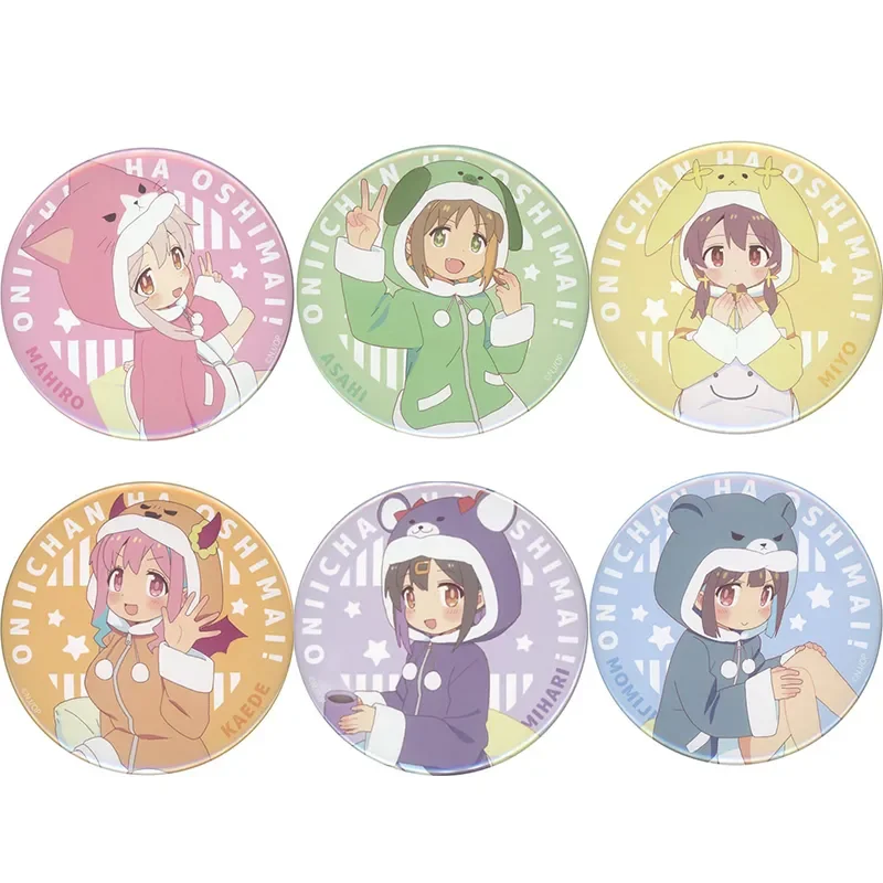 

Я сейчас ваша сестра, 6 шт. Брошь-булавка Oyama Mahiro Oyama Mihari