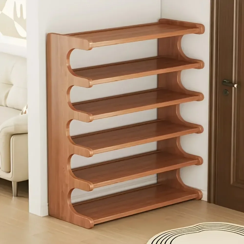 Wooden Shoe Storage Rack Organizer