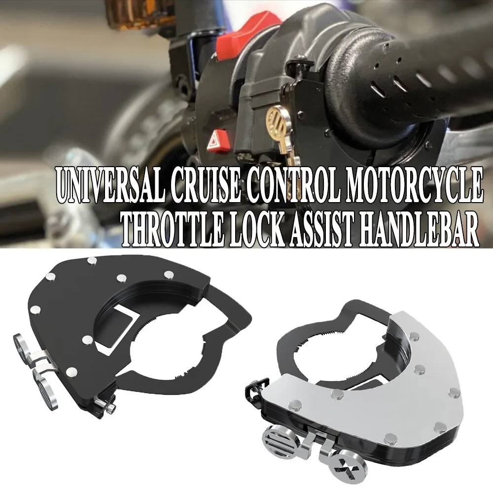 Motorcycle Cruise Control Throttle Lock Assist Handlebar Kit