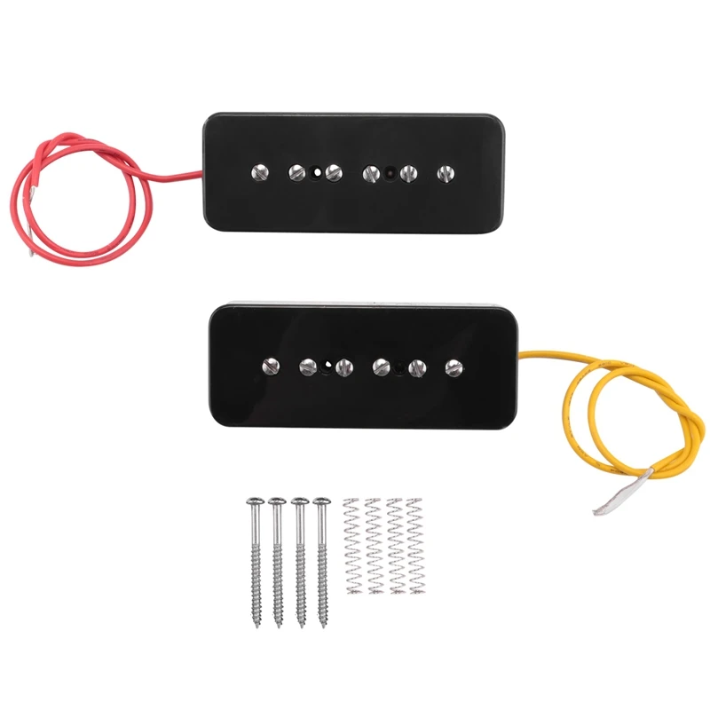 Set Di Neck Bridge Soap Bar P90 Pickup Alnico 5 Pickup Per Chitarra Elettrica Single Coil Parti Per Chitarra
