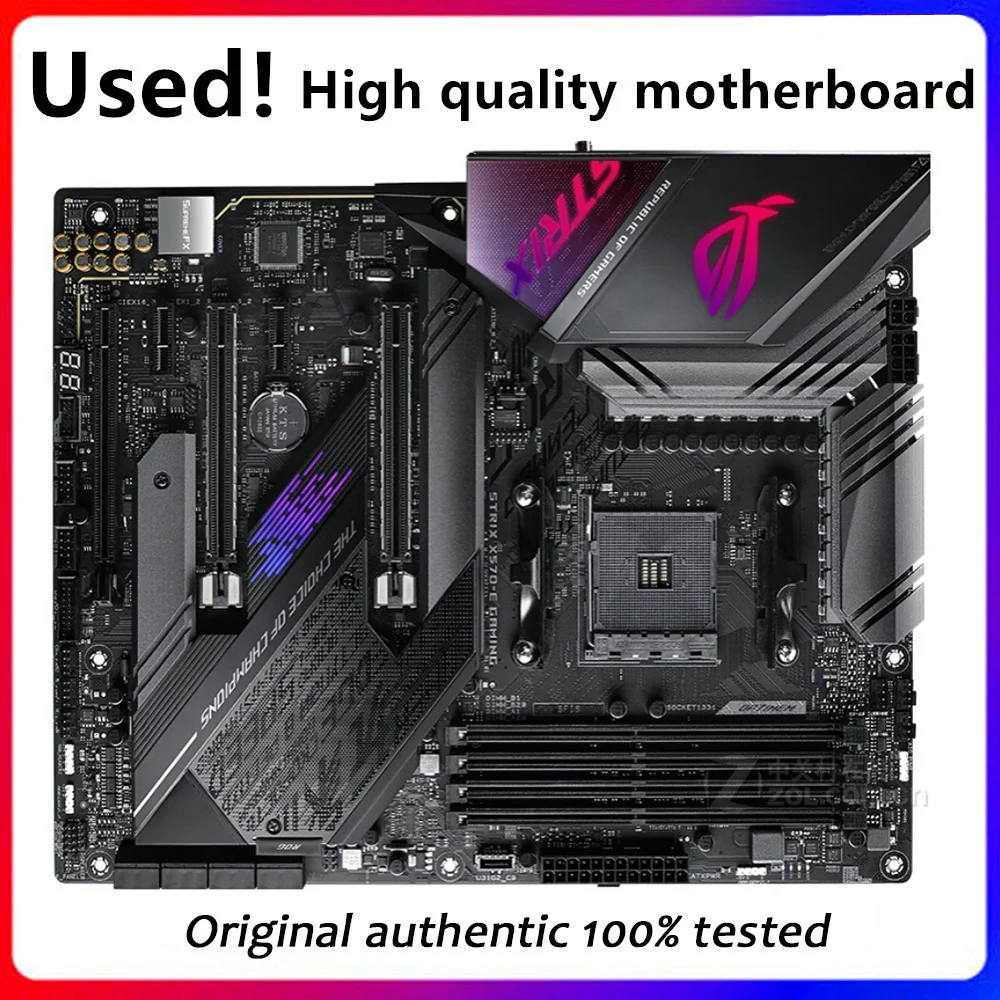 Used For ASUS ROG STRIX X570E GAMING Motherboard Socket AM4 For AMD