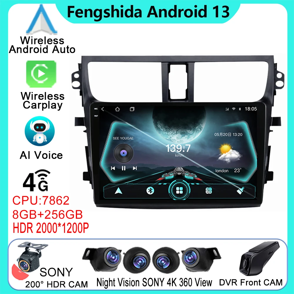 

Android Auto Car Radio Stereo For Suzuki Celerio Alto 2015-2018 CarPlay GPS Navigation Car Accessory Support 4G LTE DSP WIFI HDR