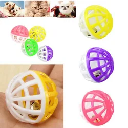 10pcs Plastic Dual Colors Hollow Balls Jingle Bell Balls Dogs Hunting Toys Plastic hollow ball with bell,Hollow ball with bell