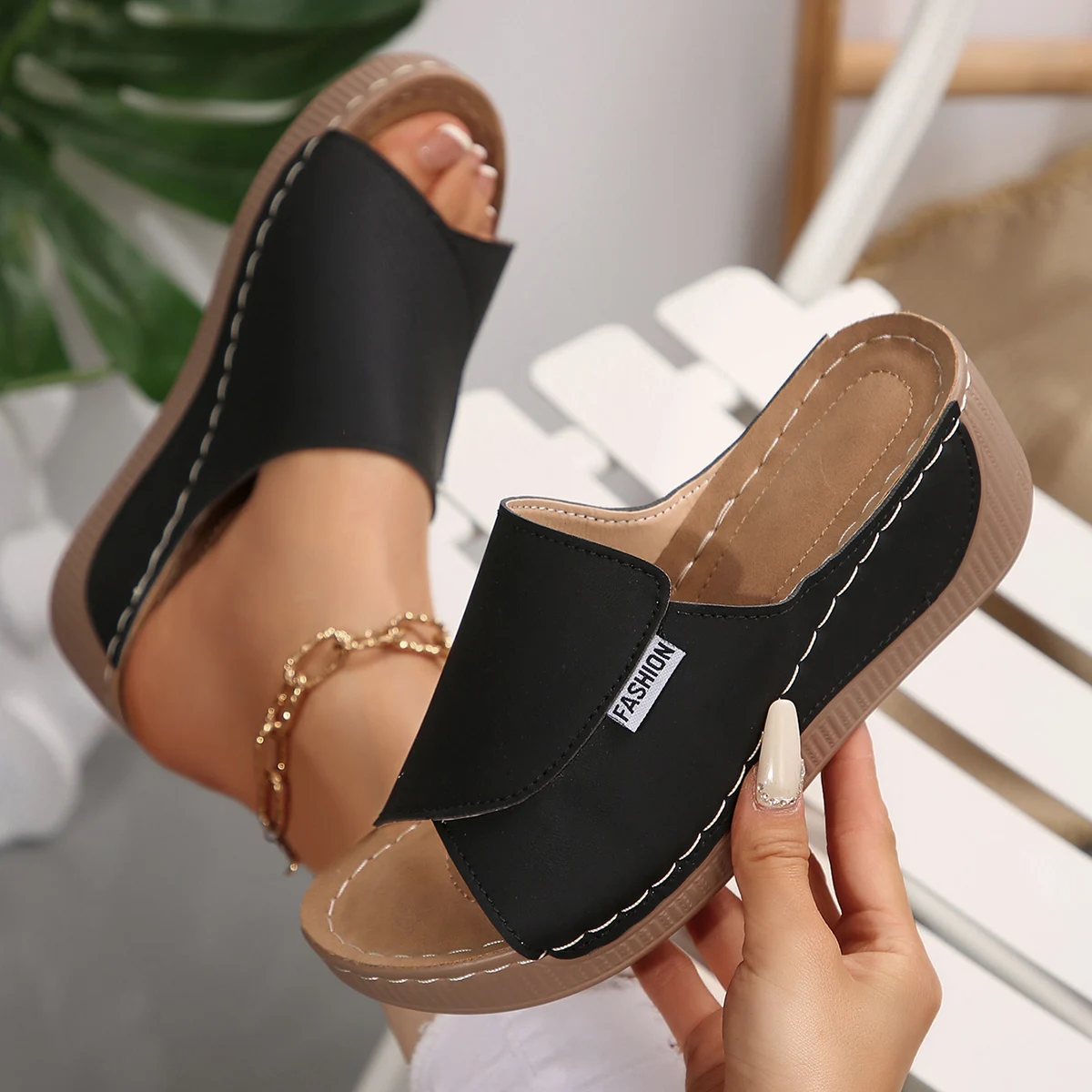 Women’s Wedge Summer Slippers 3