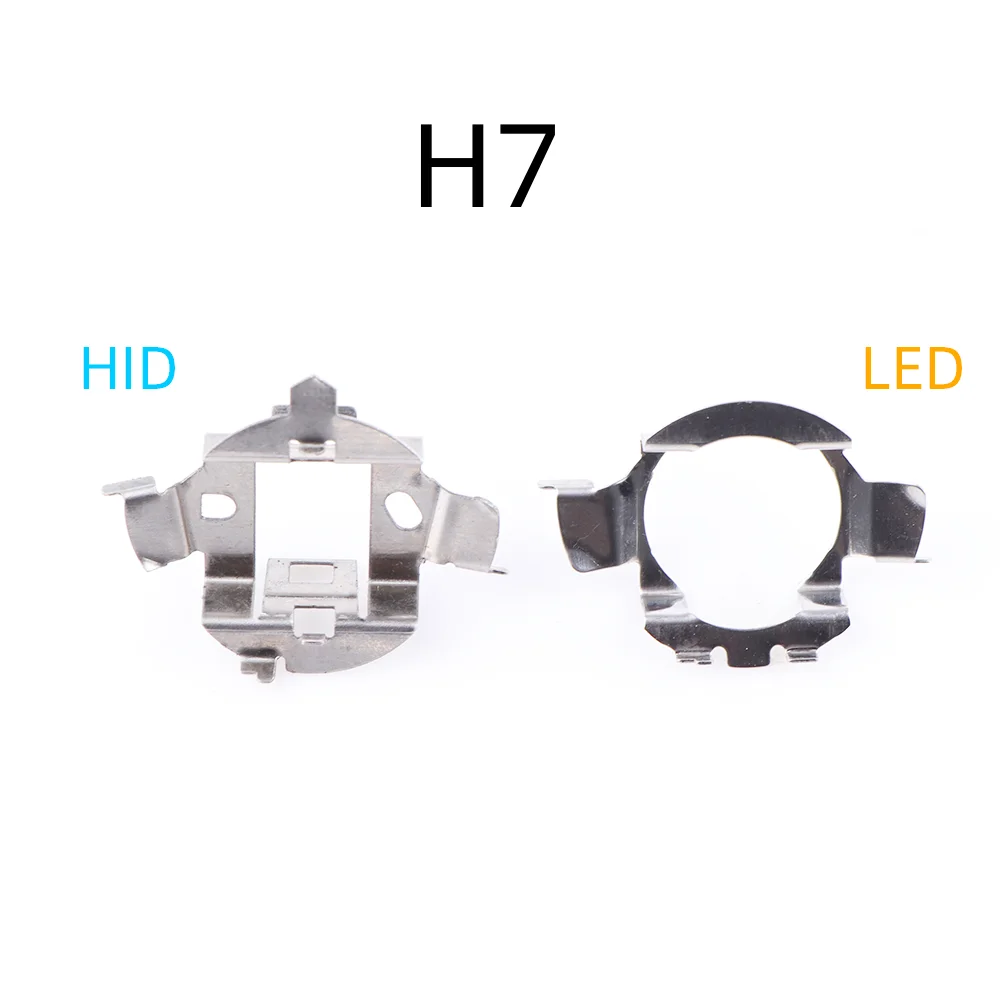 Headlight Holder 2pcs H7 LED Car Base Adapter Socket Retainer for BMW/Audi/Benz/VW/Buick/Nissan/Ford HID Lamp Connector