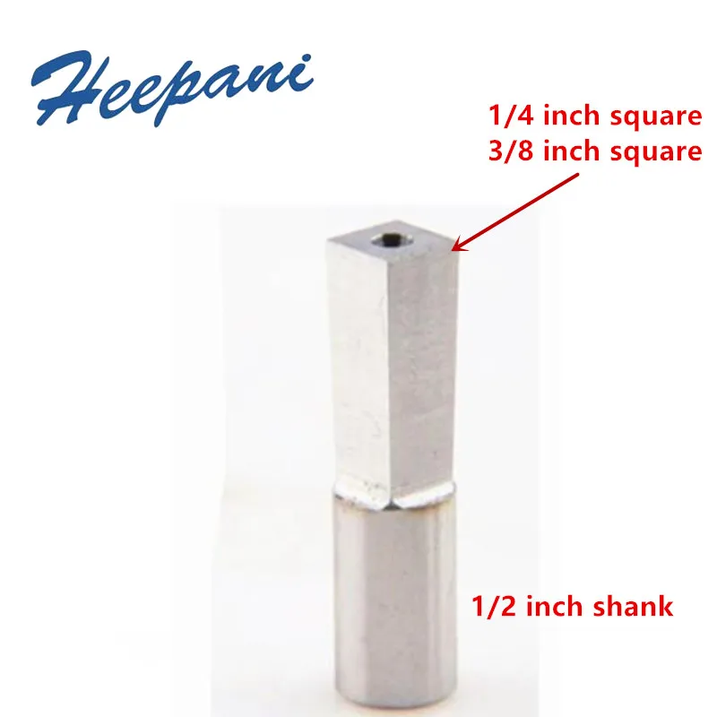 회전 브로치 절단 도구, 1/2 인치 생크, 1/4 인치 정사각형, 3/8 인치 정사각형, 1/4 인치 육각, 1/2 인치 육각