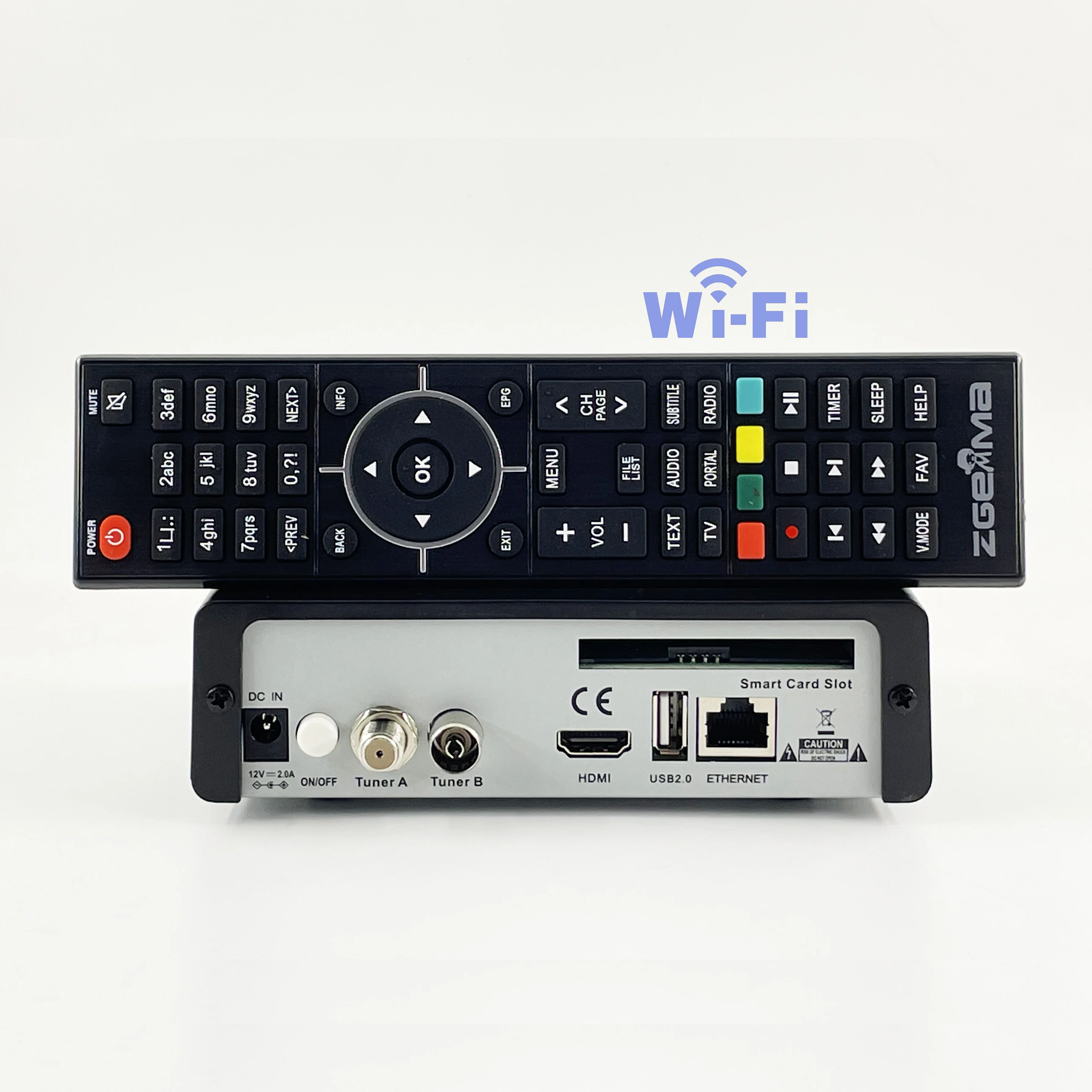Decoder Zgemma H8.2H Enigma2 - Combo DVB-S2 + DVB-T2/C, Linux, Full HD, HEVC H265, Per Ricezione Satellare E Terrestre - Foto 5